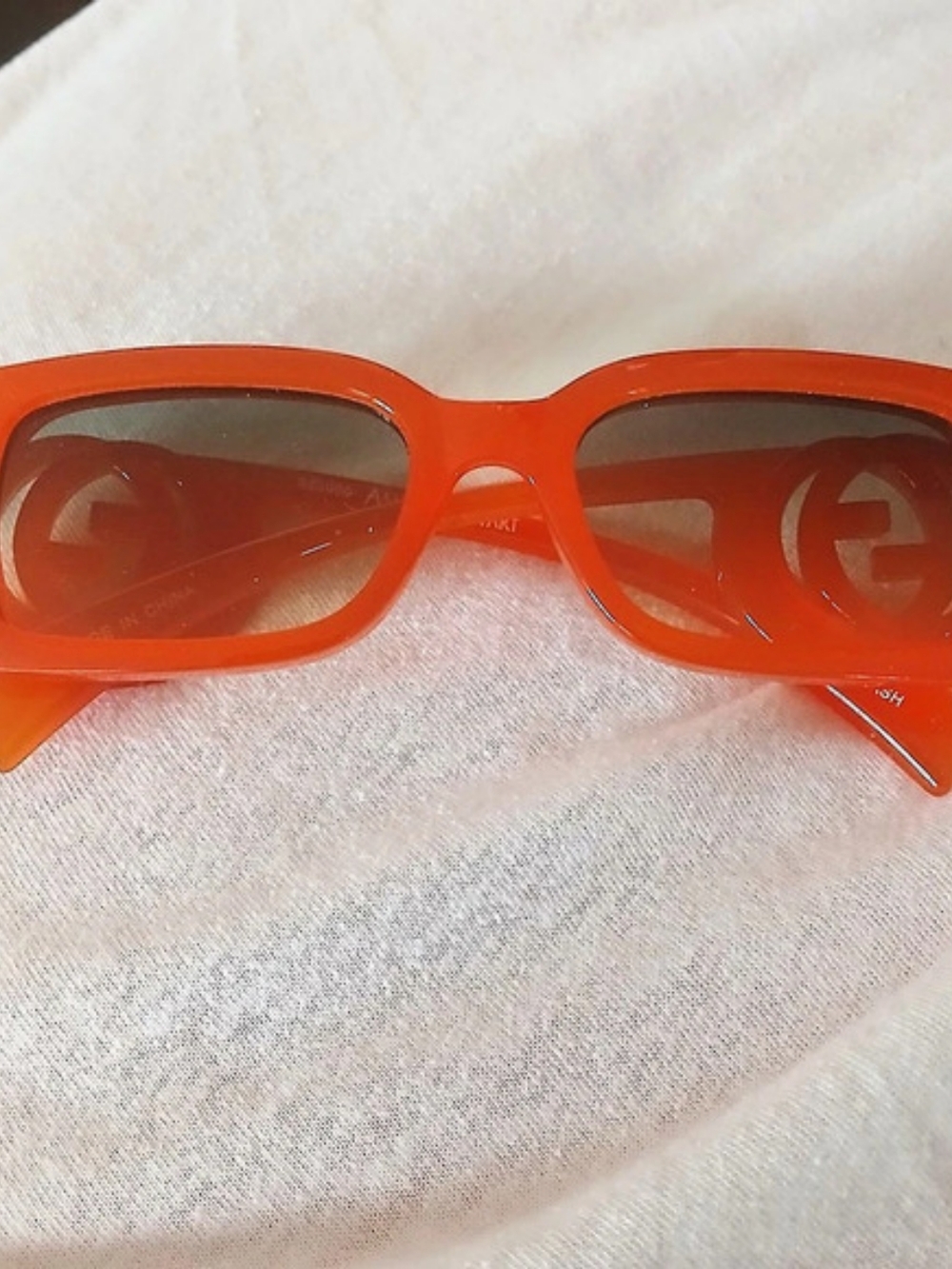 Ashley Stewart Orange Sunglasses